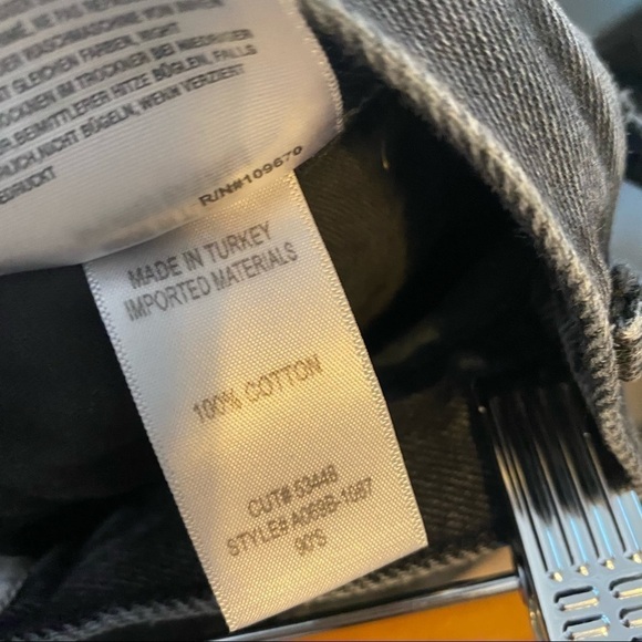 Agolde Jeans 90’s Mid Rise Loose Fit Jeans in Smokestack Washed Black 23 - Picture 9 of 13